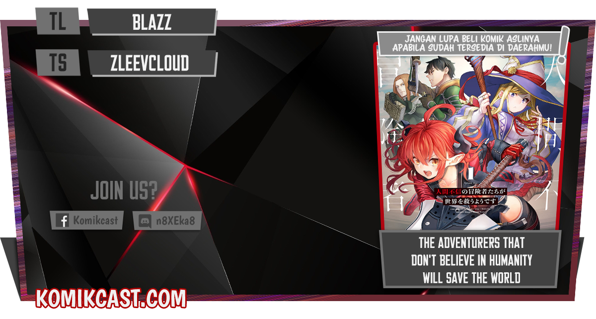 The Adventurers That Don’t Believe In Humanity Will Save The World (Ningen Fushin no Boukenshatachi ga Sekai o Sukuu Youdesu) chapter 24